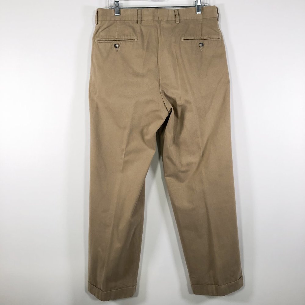 Faconnable Pleated Traveler's Chino Pant 33x30 - Picture 3 of 8